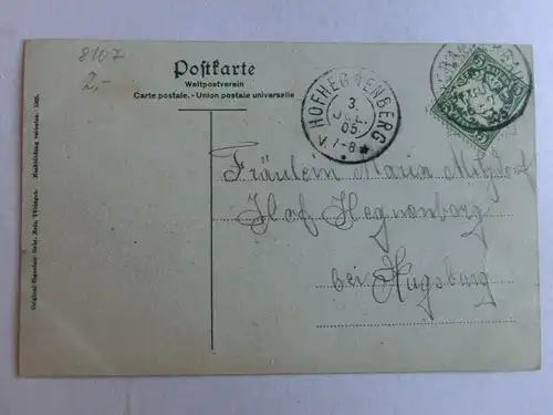 Alte AK Schloß Linderhof 1905 [aV457]