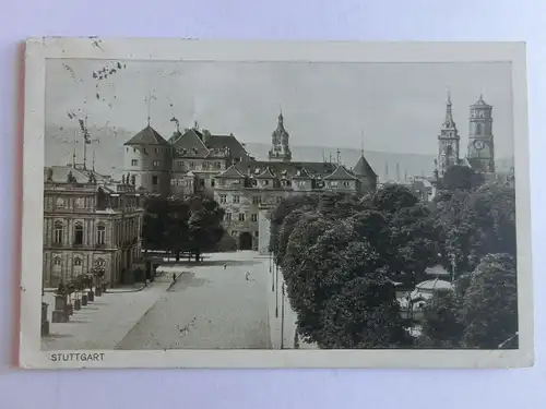 Alte AK Stuttgart Altes Schloß 1920 [aV464]