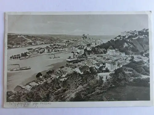 Alte AK Passau Totalansicht um 1915 [aV480]