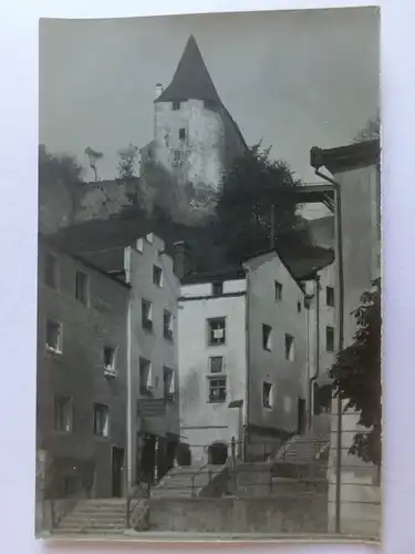 Alte AK Fotokarte Burghausen ??? [aV484]