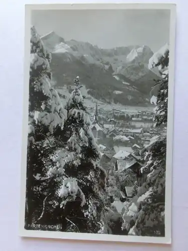 Alte AK Garmisch Partenkirchen 1936 [aV499]