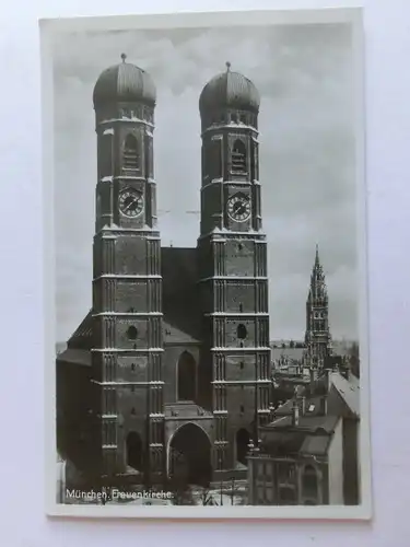 Alte AK München Frauenkirche 1934 [aV500]