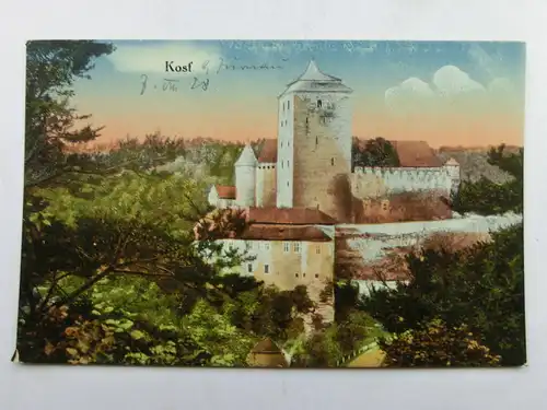 Alte AK Libosovice Burg Kost  [aP134]