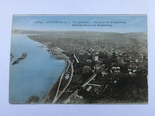 Alte AK Andernach Vue generale [aP139]