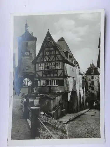 Alte AK Rothenburg Tauber Plönlein [aP147]