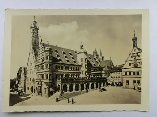 Alte AK Rothenburg Rathaus [aP176]