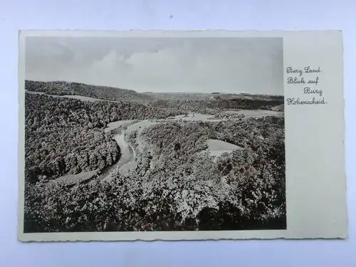 Alte AK Bergisches Land Burg Hohenscheid 1934 [aV553]