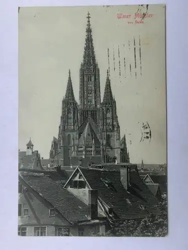 Alte AK Ulmer Münster von Osten [aV594]