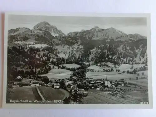 Alte AK Bayrischzell m. Wendelstein [aV688]