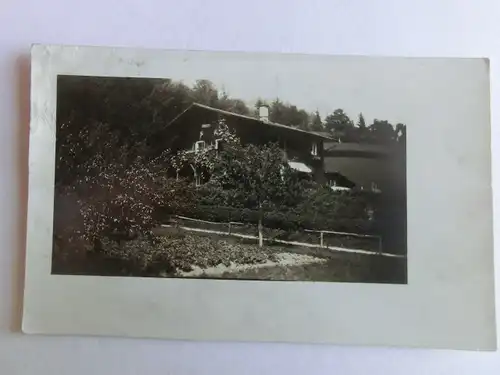 Alte AK Fotokarte Stempel Hindelang Allgäu [aV697]