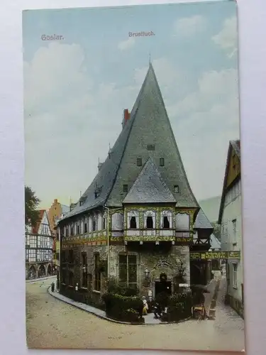 Alte AK Goslar Brusttuch 1911 [aV708]