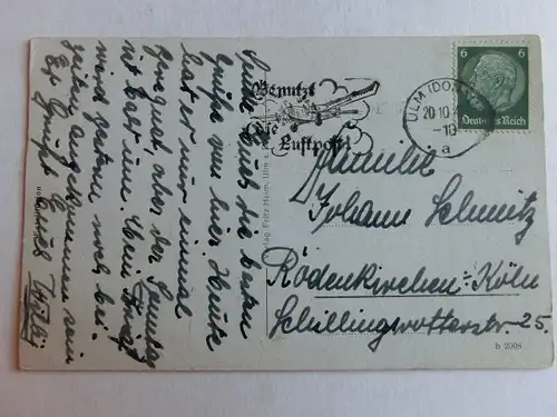 Alte AK Ulm Mehrbildkarte 1940 [aV713]
