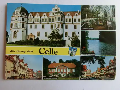 Alte AK Celle Mehrbildkarte [D906]