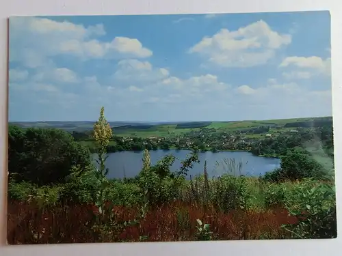 Alte AK Schalkenmehrener Maar Eifel Daun [D947]