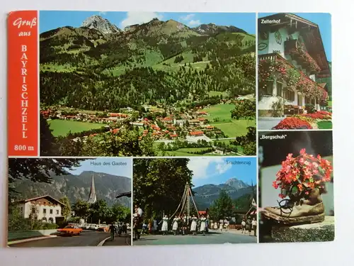 Alte AK Bayrischzell Mehrbildkarte [D950]