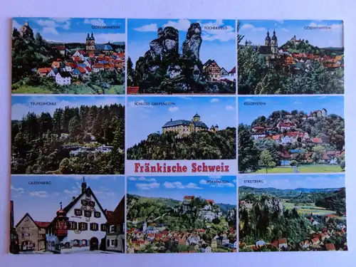 Alte AK Fränkische Schweiz Pottenstein Eglofstein… [D894]