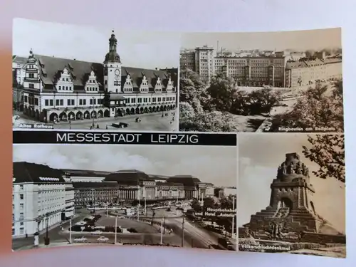Alte AK Messestadt Leipzig Mehrbildkarte [D364]