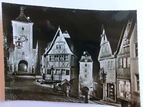 Alte AK Rothenburg Tauber Plönlein [D431]