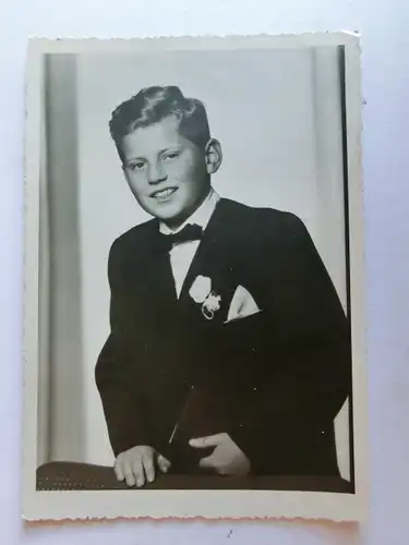 Alte AK Foto Junge Kommunion Stempel Koblenz [D868]