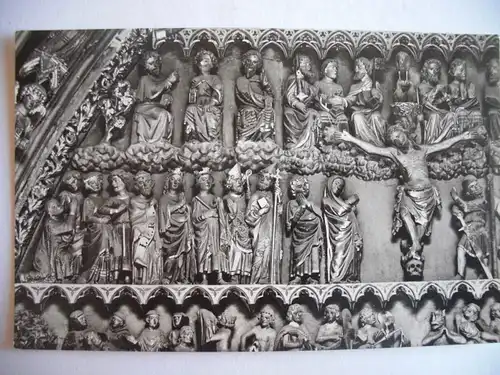 Alte AK Freiburg Münster Hauptportal Münster [Z61]