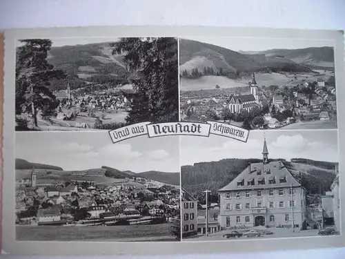 Alte AK Neustadt Schwarzwald Mehrbildkarte [Z72]