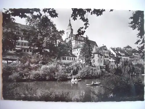 Alte AK Tübingen Neckar Hölderlinturm [Z92]