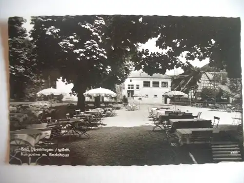 Alte AK Bad Überkingen Kurgarten [Z149]