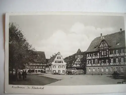 Alte AK Maulbronn Im Klosterhof [Z164]