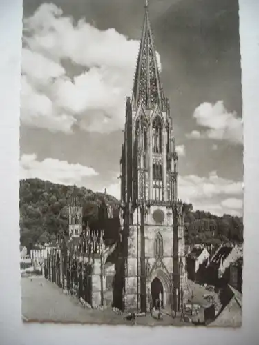 Alte AK Freiburg Schwarzwald Münster [Z168]