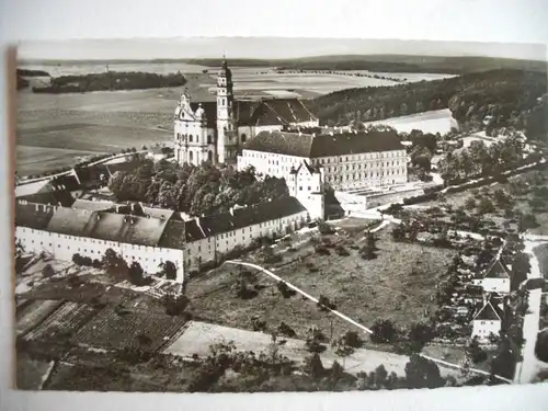 Alte AK Abtei Neresheim Vom Flugzeug aus [Z169]