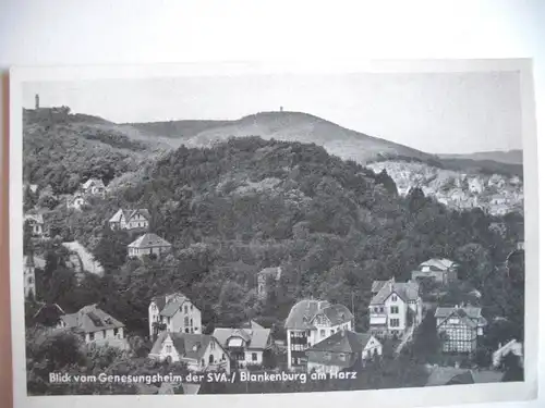 Alte AK Blankenburg am Harz [aA443]