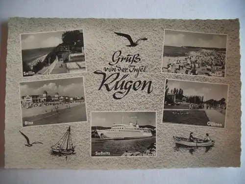 Alte AK Gruß von der Insel Rügen [aA448]