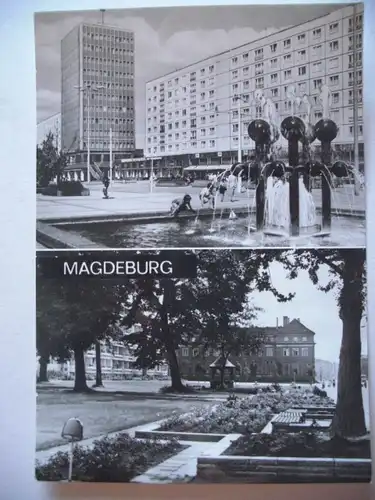 Alte AK Magdeburg Mehrbildkarte [aA462]