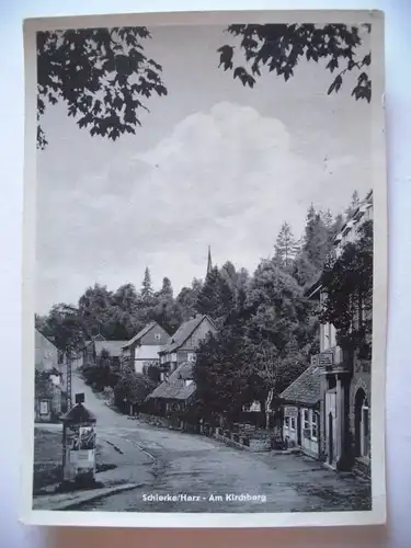 Alte AK Schierke Am Kirchberg [aA474]