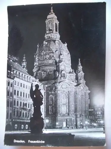 Alte AK Dresden Frauenkirche 1980 „Vor der Zerstörung… [aA484]