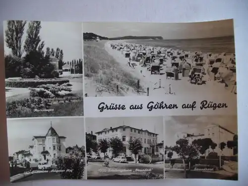 Alte AK Göhren Rügen Mehrbildkarte [aA499]
