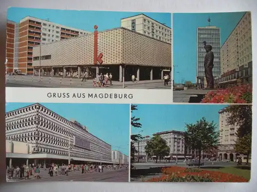 Alte AK Magdeburg Mehrbildkarte [aA525]