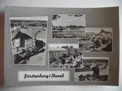 Alte AK Fürstenberg Havel Mehrbildkarte [aA548]