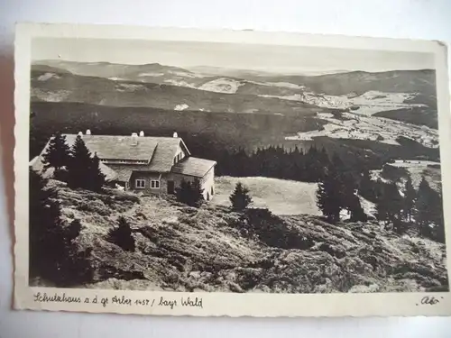 Alte AK Großer Arber Schutzhaus Bayerischer Wald [aA560]