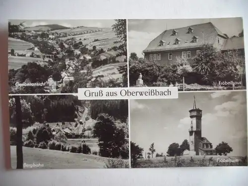 Alte AK Oberweißbach Mehrbildkarte [aA561]