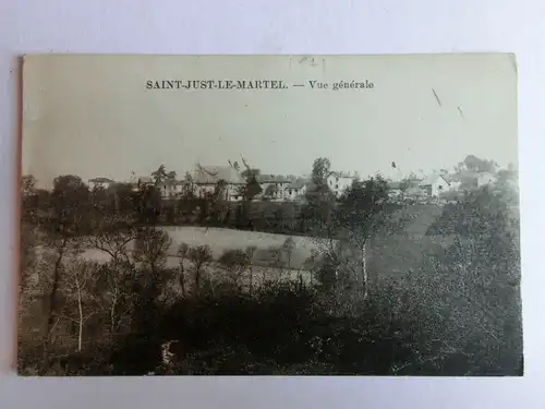 Alte AK Saint Just le Martel Vue generale [aM385]