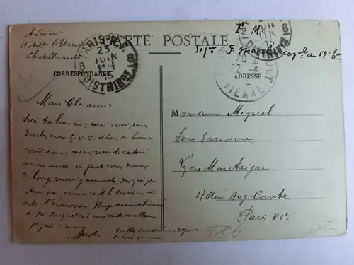 Alte AK Chatellerault Les Promenades [aM387]