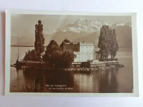 Alte AK Ile de Salagnon et les Dents du Midi [aM398]
