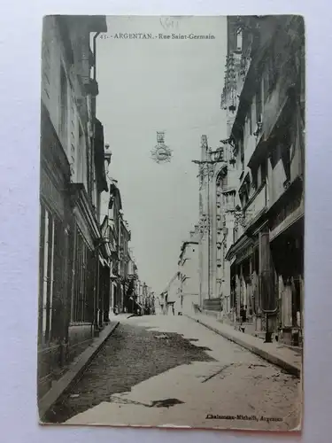 Alte AK Argentan Rue Saint Germain [aM409]