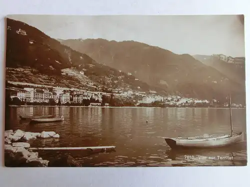 Alte AK Vue sur Territet [aM431]