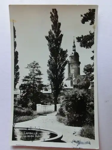 Alte AK Lamballe Le Jardin Public [aM455]