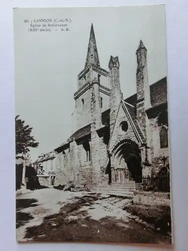 Alte AK Lannion Eglise de Brelevenez [aM456]