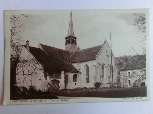 Alte AK Labussiere sur Ouche Eglise [aM463]