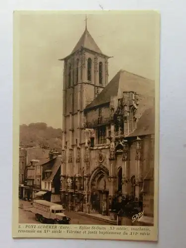 Alte AK Port Audemer Eglise St. Quen [aM475]