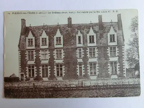 Alte AK Plessis les Tours Le Chateau  [aM484]